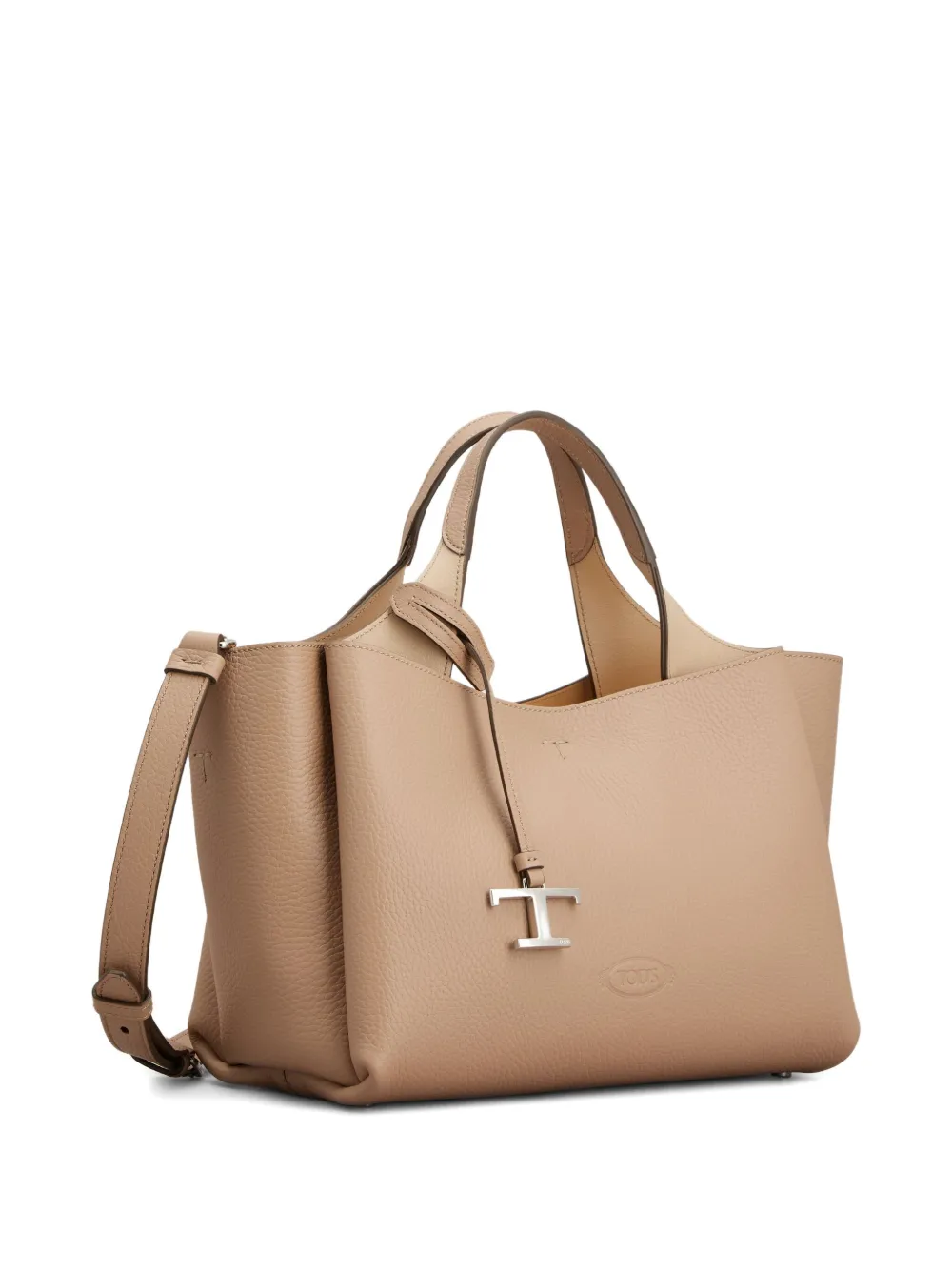 Tod's Leren shopper - Bruin