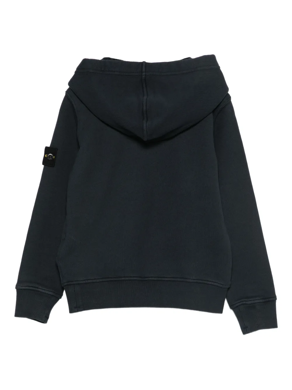 Stone Island Junior Hoodie met logopatch Blauw