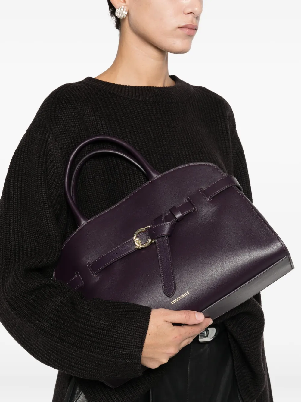 Coccinelle Sabine medium shopper - Paars