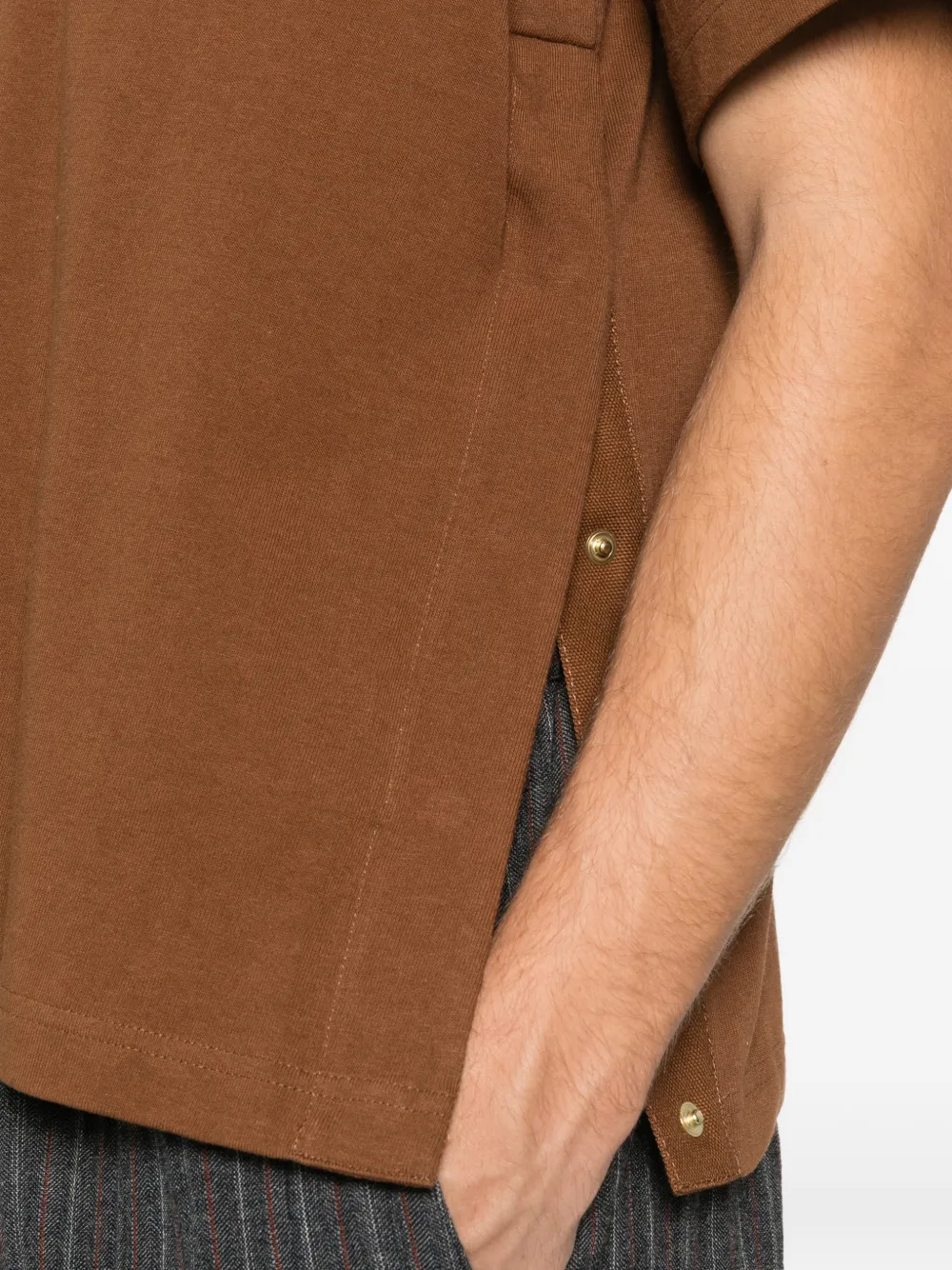 sacai x Carhartt WIP pocket T-shirt Bruin