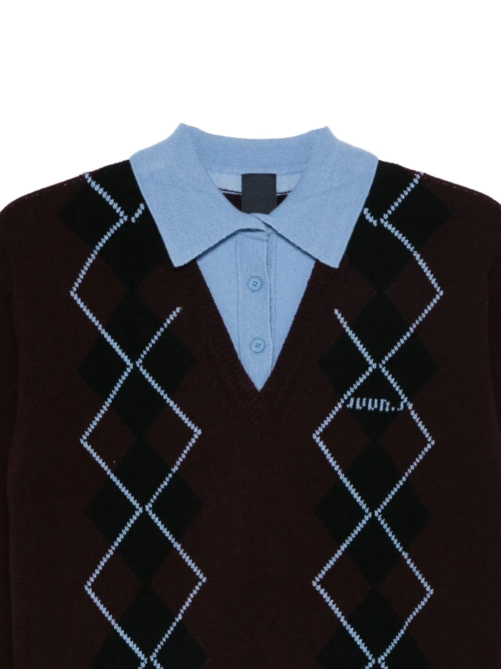 Juun.J Trui met logodetail Rood