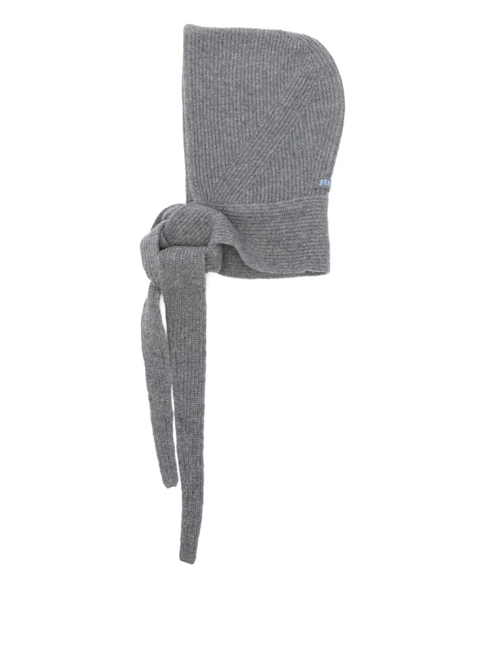 Juunj Tie-detail Beanie In Gray