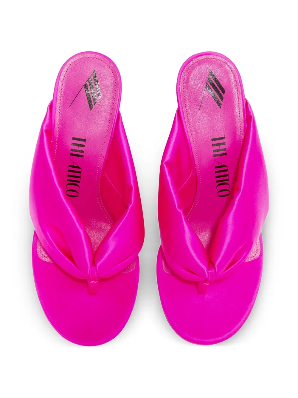 The Attico 60 mm Mini Rem sandalen met string Roze