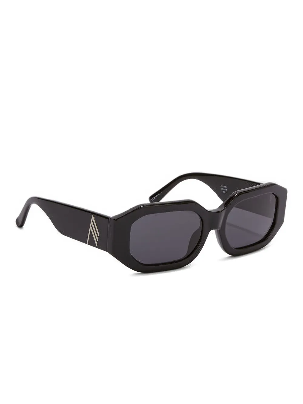 The Attico x Linda Farrow geometric-frame sunglasses | Black | Image 1
