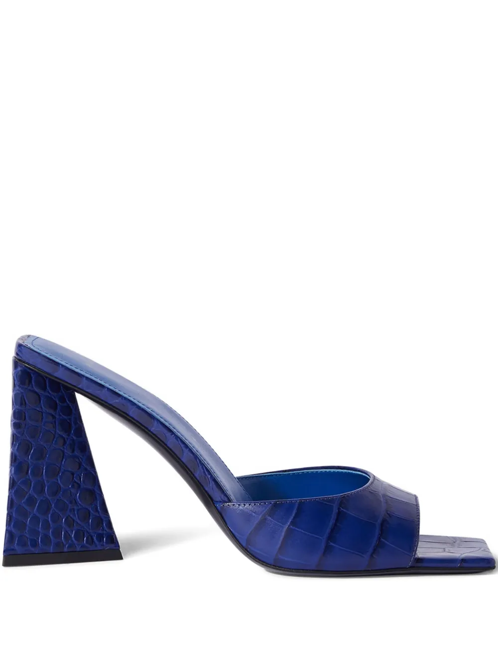 The Attico 85mm Mini Devon square-toe mules | Blue | Image 1