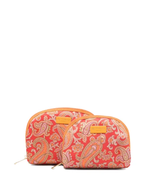 ETRO paisley-print zip-up wash bag
