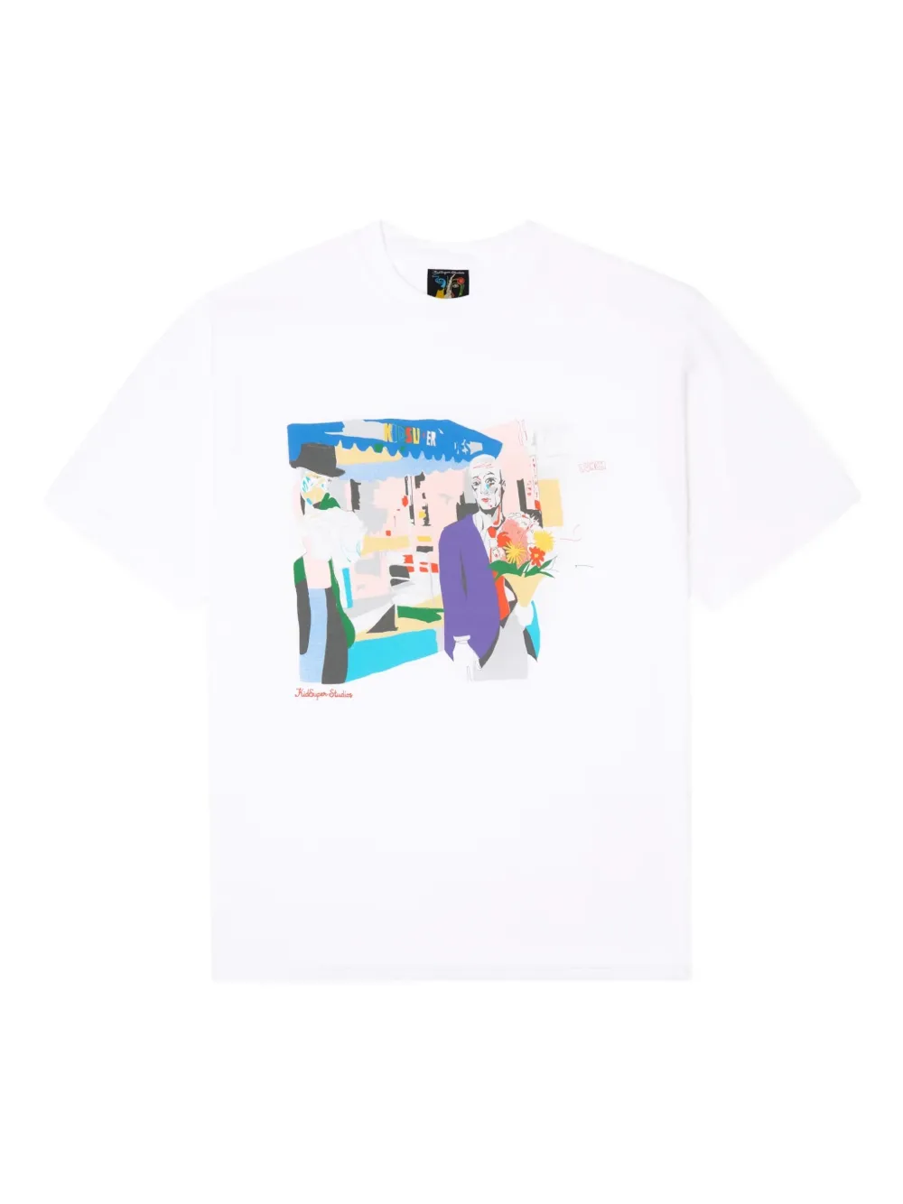 KidSuper playera Luncheonette | blanco | Image 1