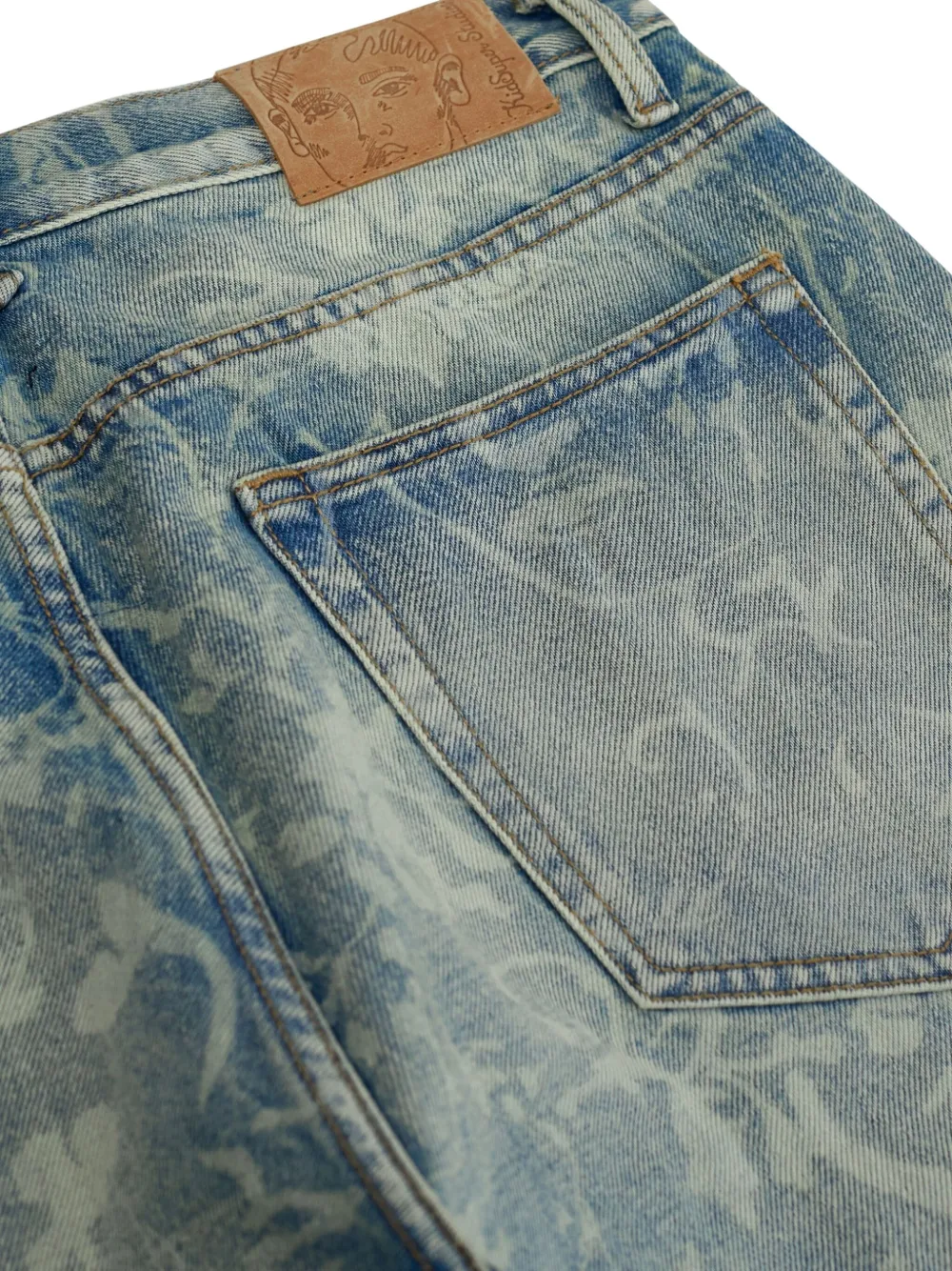 Kidsuper Floral-pattern Jeans In Multi