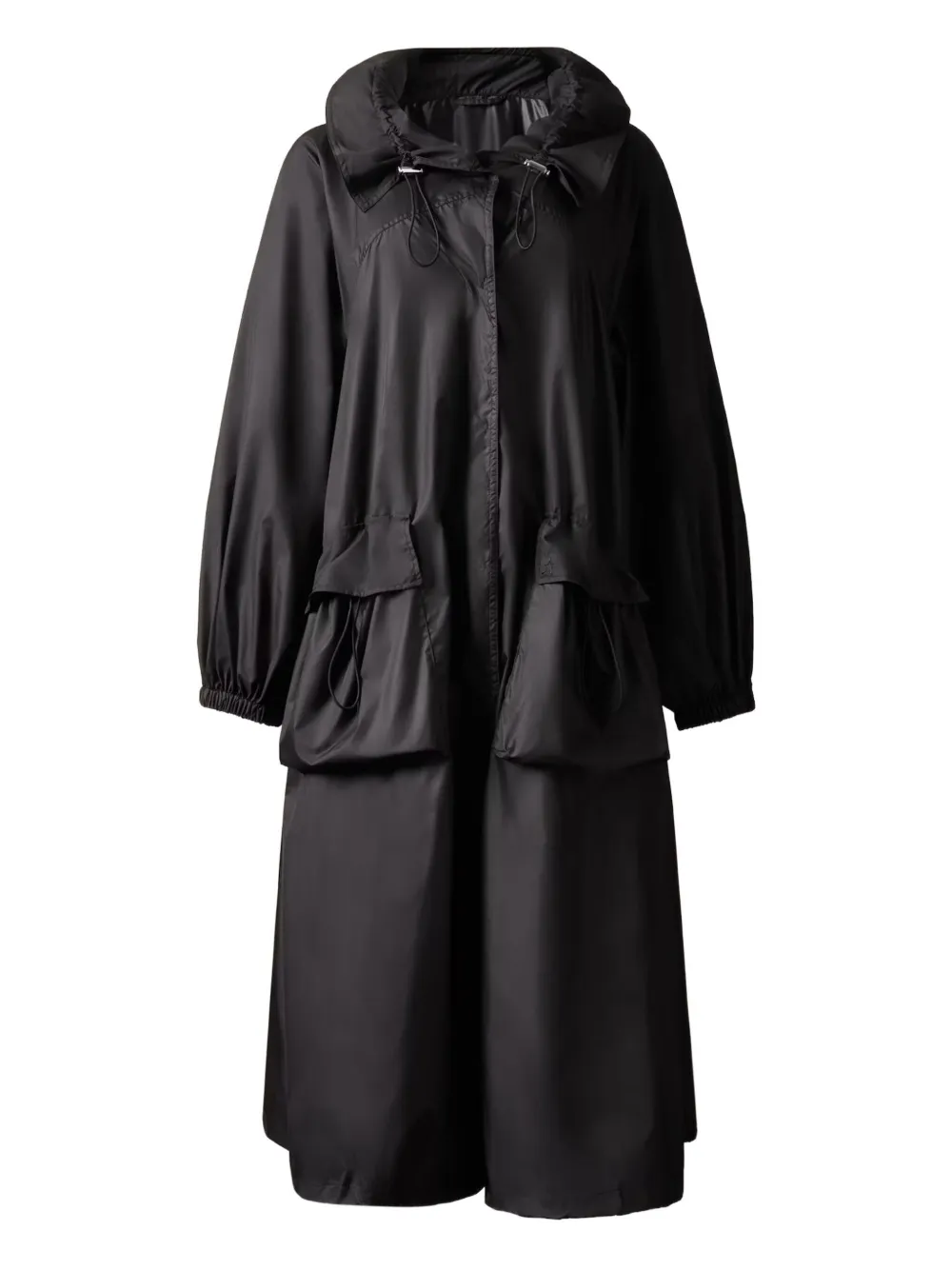 Perfect Moment Parachute フーデッドコート - ブラック Perfect Moment Parachute フーデッドコート - ブラック