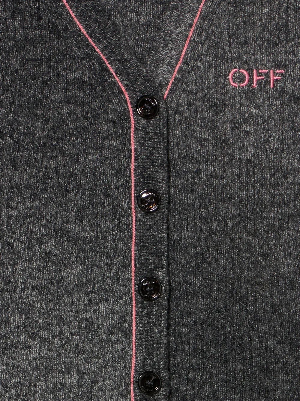 Off-White Kids Vest met geborduurd logo Grijs