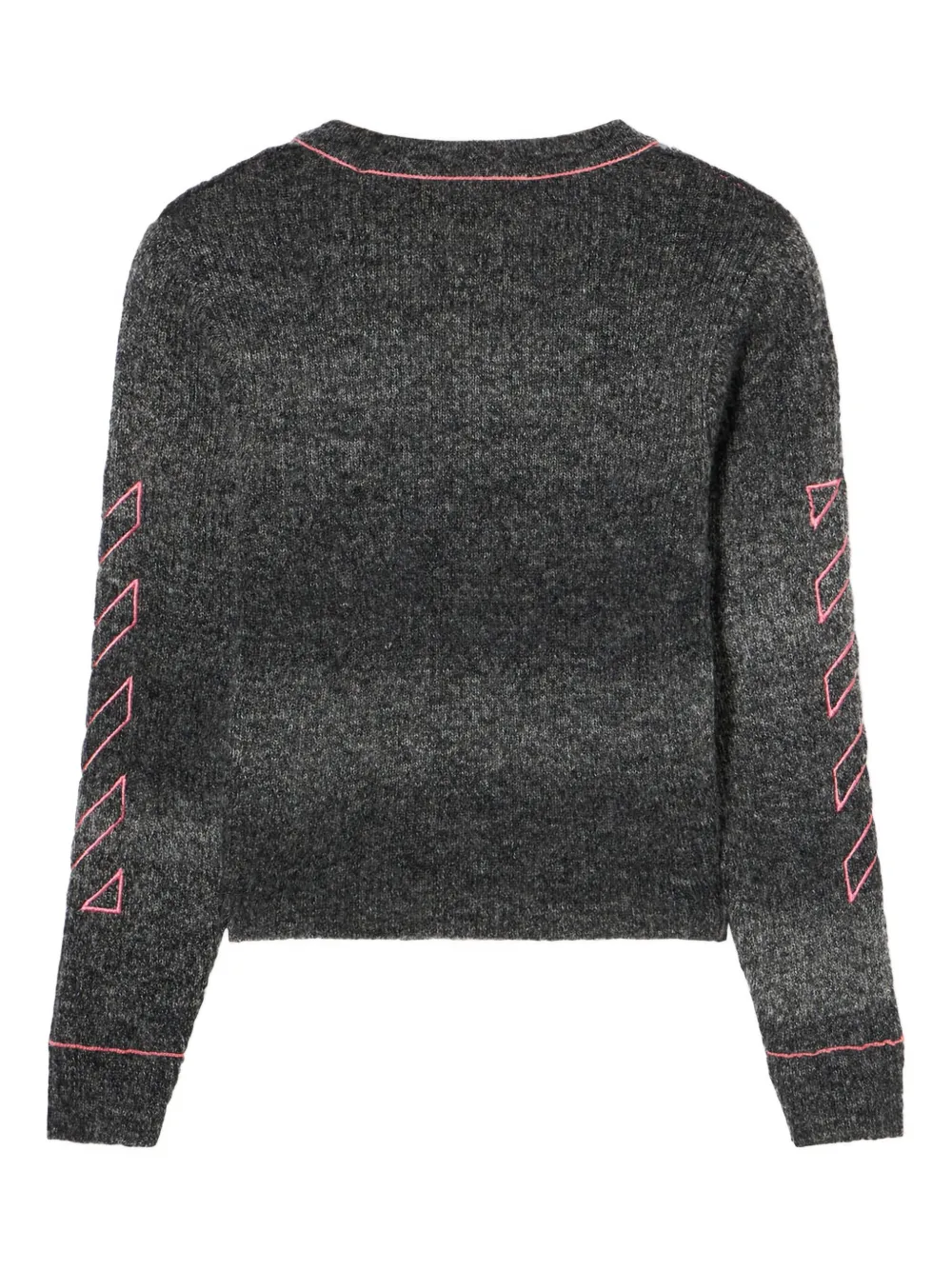 Off-White Kids Vest met geborduurd logo Grijs