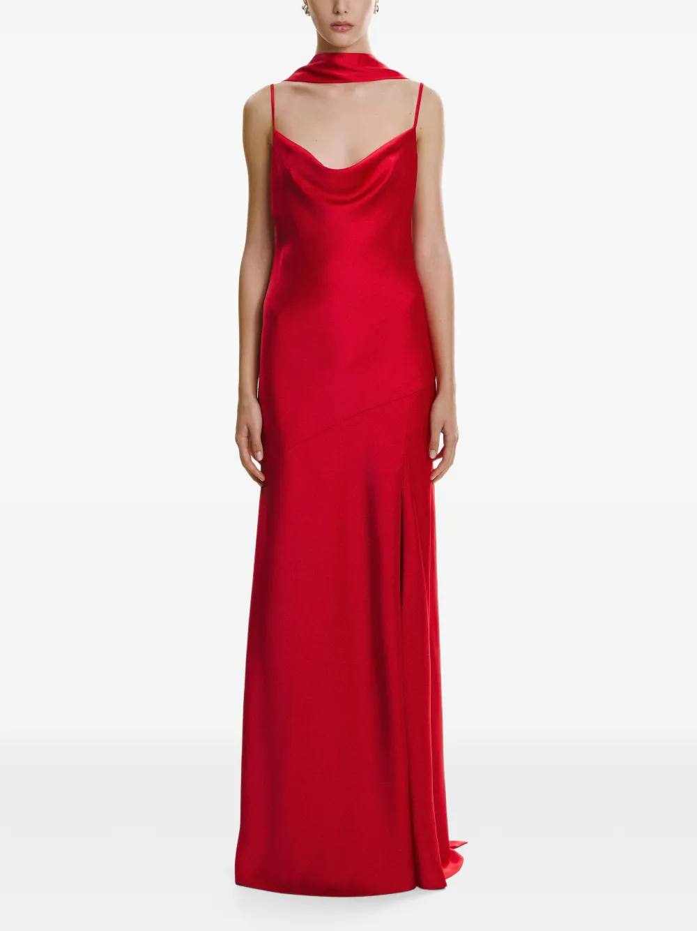  Lita Couture Eline Sleeveless Maxi Dress - Red 