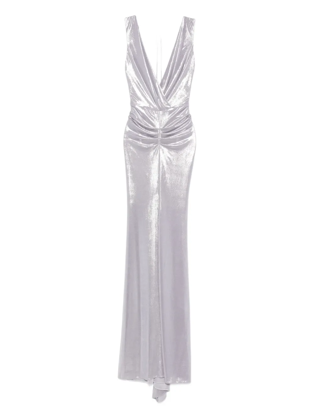 Lita Couture Roche Dress In Silver
