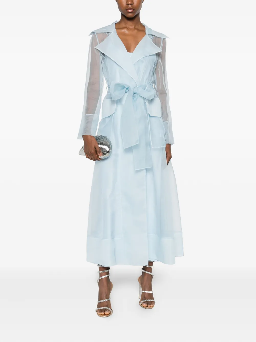 Lita Couture Clair Belted Maxi Dress In Multi
