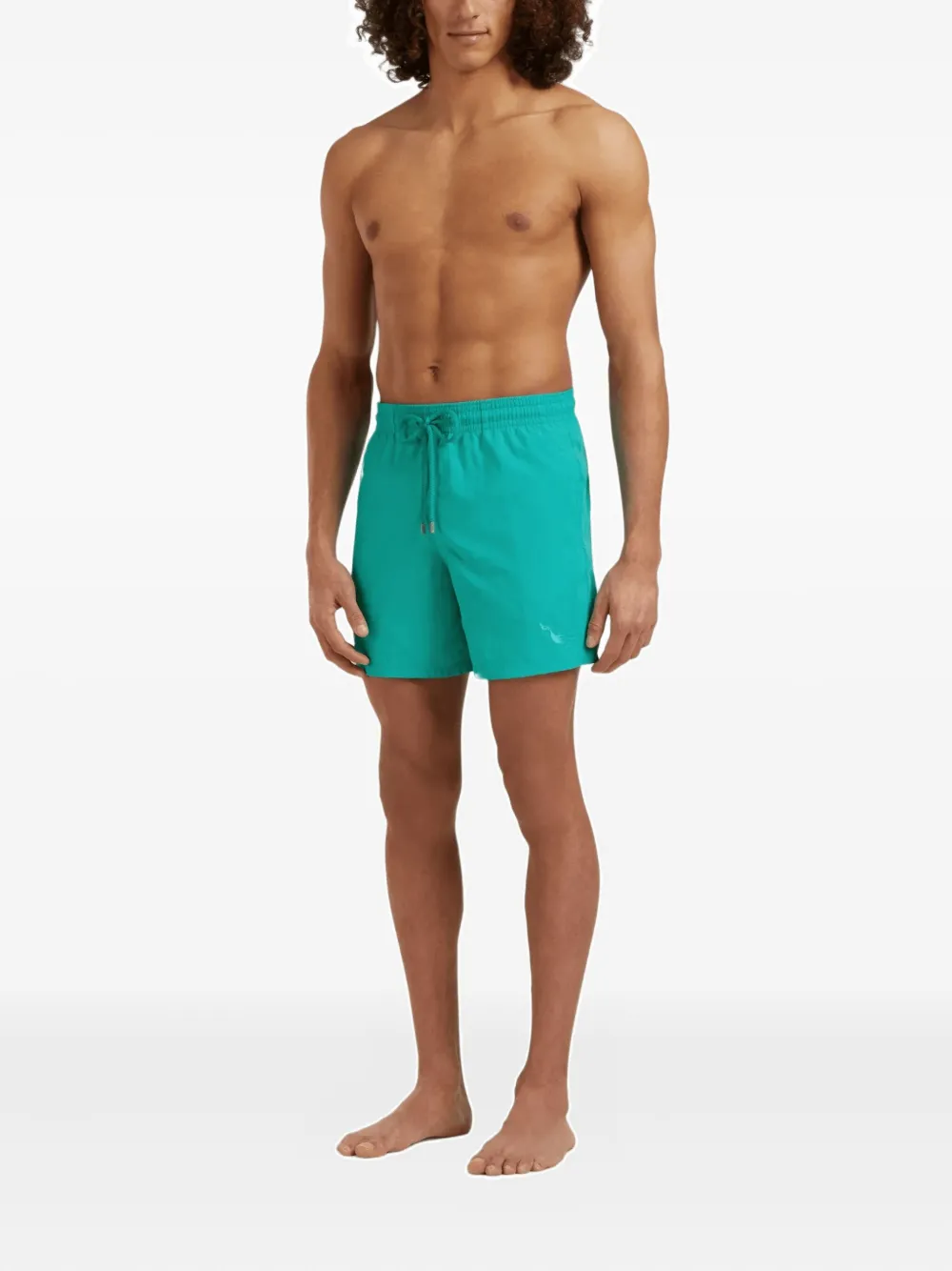 Vilebrequin Zwembroek met trekkoord Groen