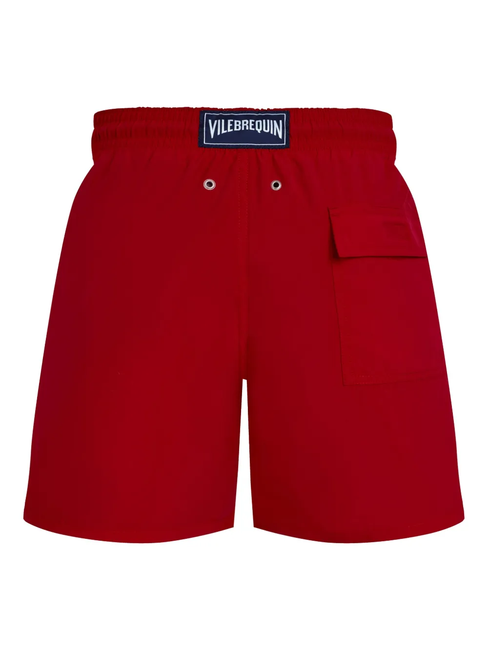 Vilebrequin Kids Zwembroek met elastische tailleband Rood