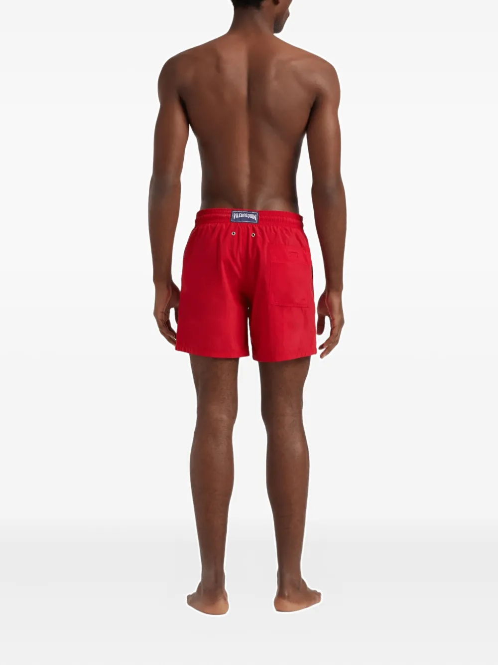 Vilebrequin Zwembroek met trekkoord Rood