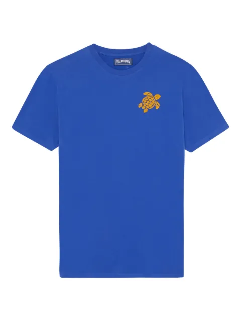 Vilebrequin t-shirt à broderie tortue