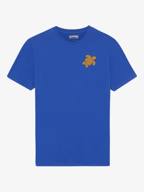 Vilebrequin crew-neck turtle-embroidery T-shirt