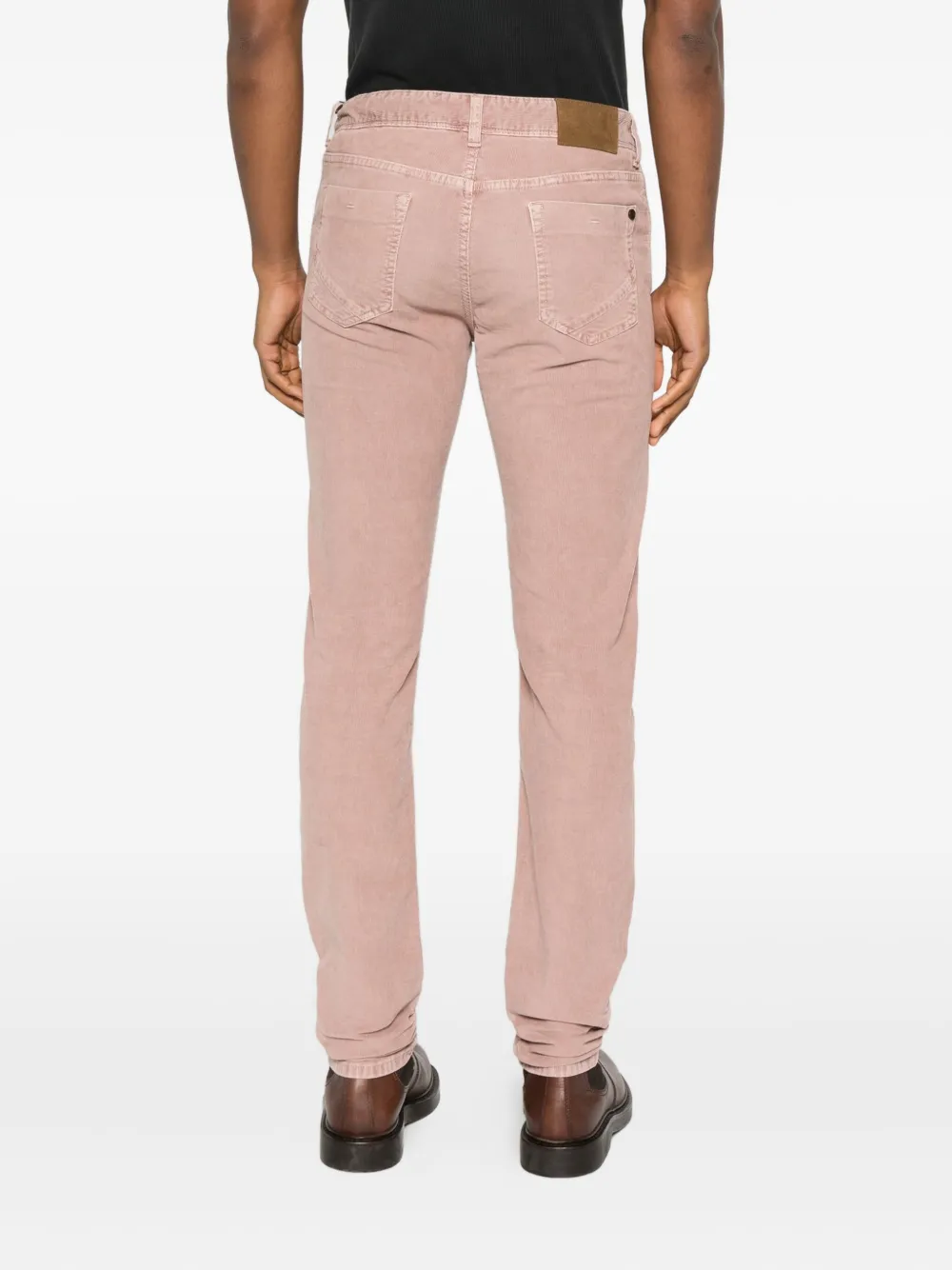 Incotex Broek met knopen Roze