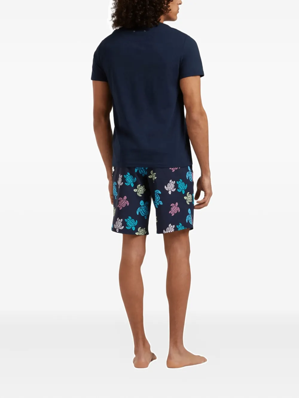 Vilebrequin Katoenen T-shirt met ronde hals Blauw