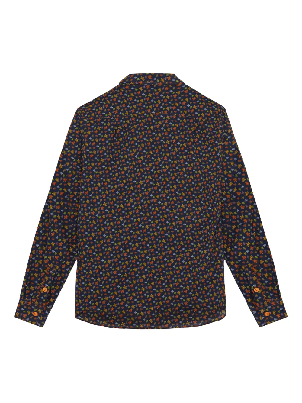 Vilebrequin Turtle-print Shirt In Brown