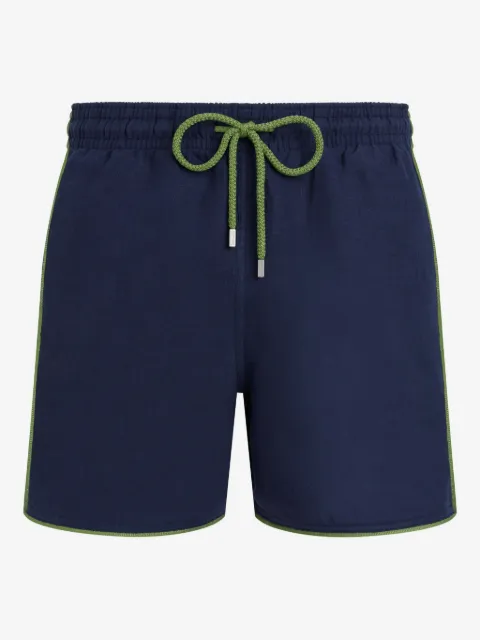 Vilebrequin drawstring piped-trim swim shorts