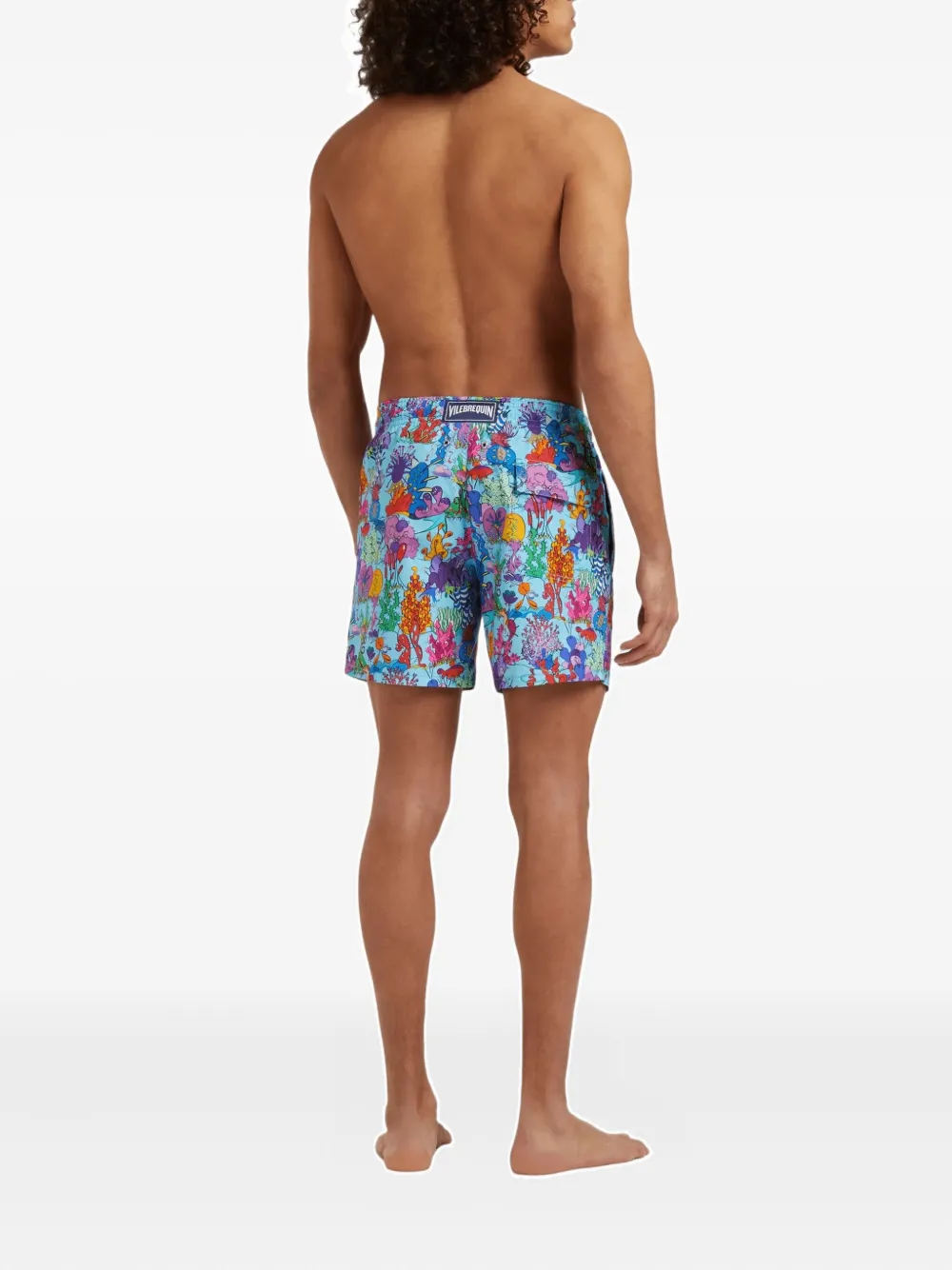 Vilebrequin Zwembroek met trekkoord Blauw