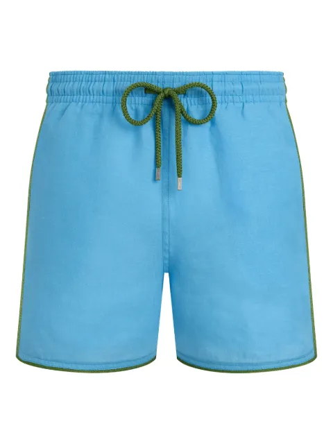 Vilebrequin drawstring piped-trim swim shorts