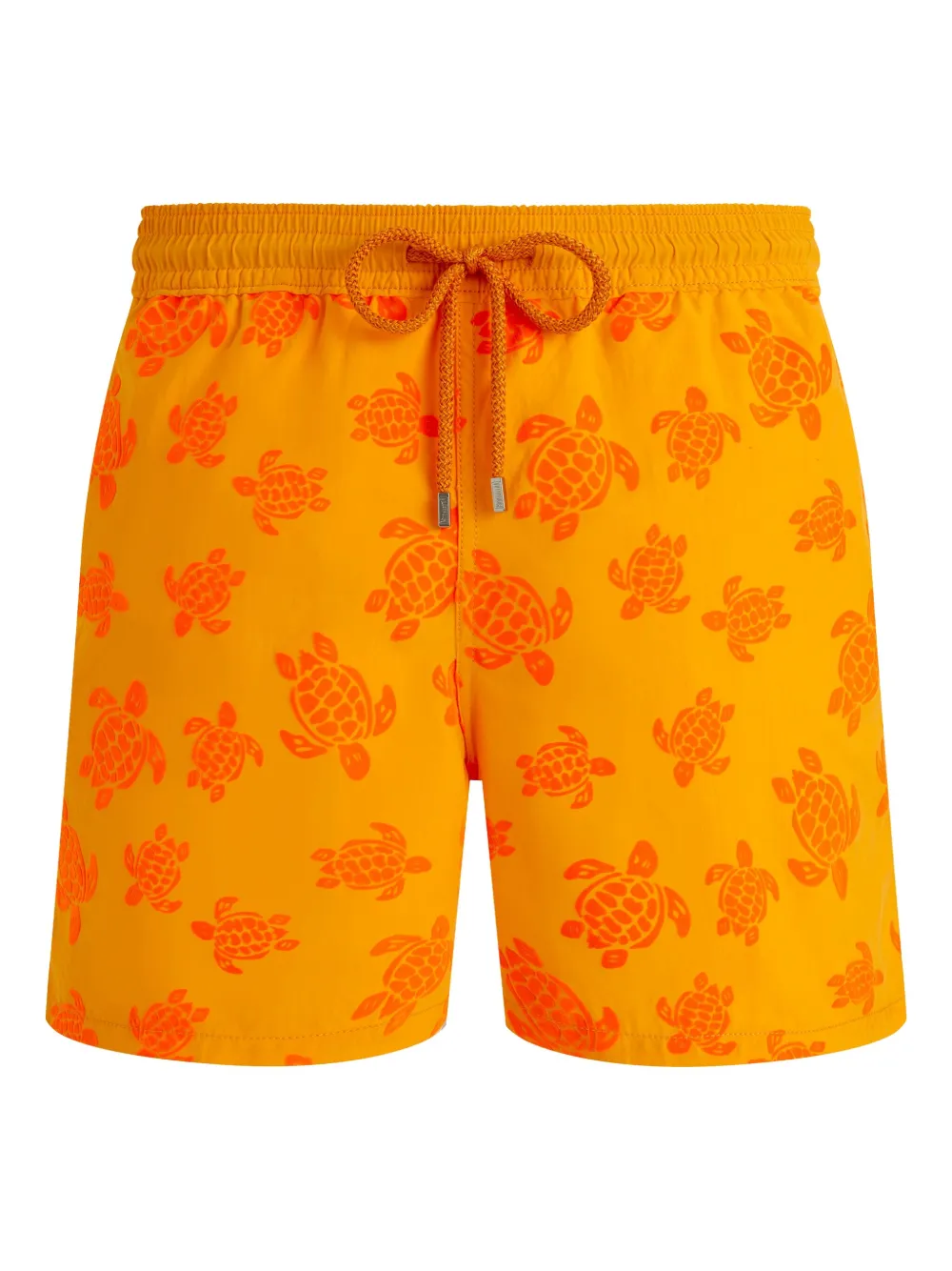 Vilebrequin turtle-print drawstring swim shorts | Orange | Image 1