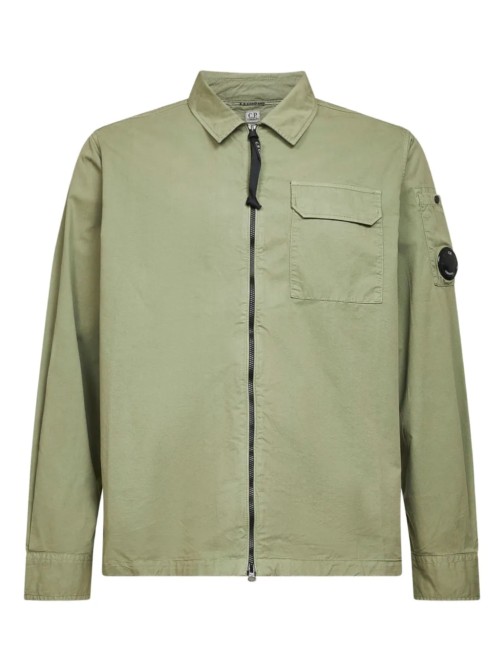 C.P. Company Hemdjacke mit aufgesetzten Taschen | Grün | Image 1