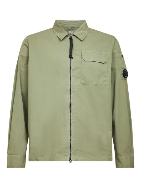 C.P. Company patch-pocket zip shirt jacket