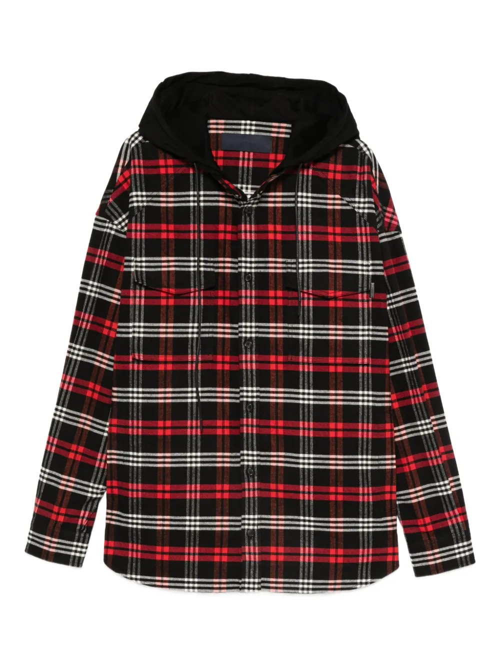 Juun.J camisa con capucha y cordones | rojo | Image 1