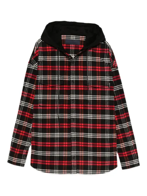 Juun.J drawstring-hood shirt