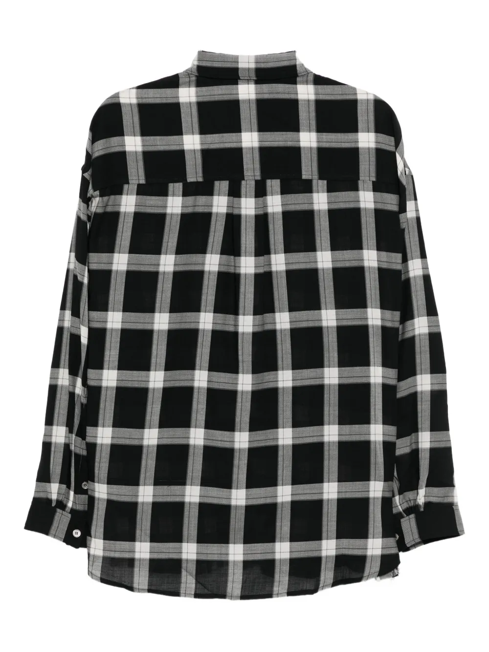SONGZIO checkered-plaid shirt - Zwart