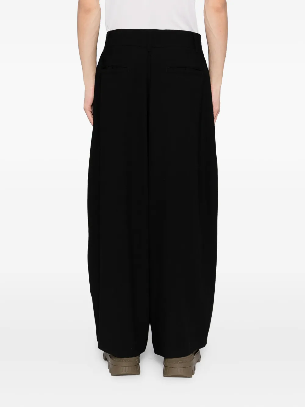 SONGZIO Broek met wijde pijpen Zwart