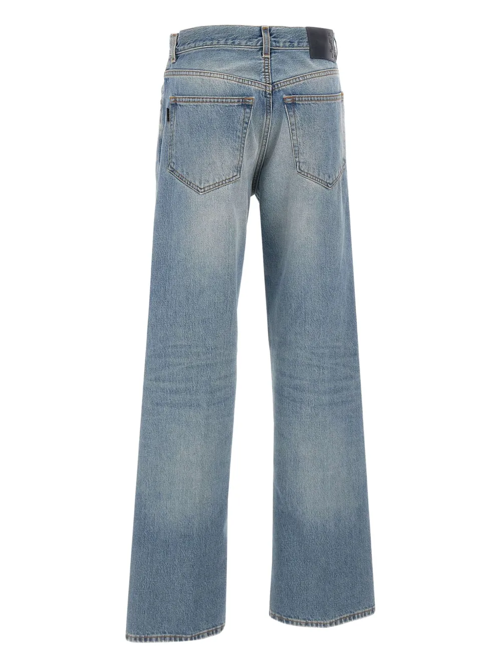 Haikure five-pocket logo-patch jeans - Blauw