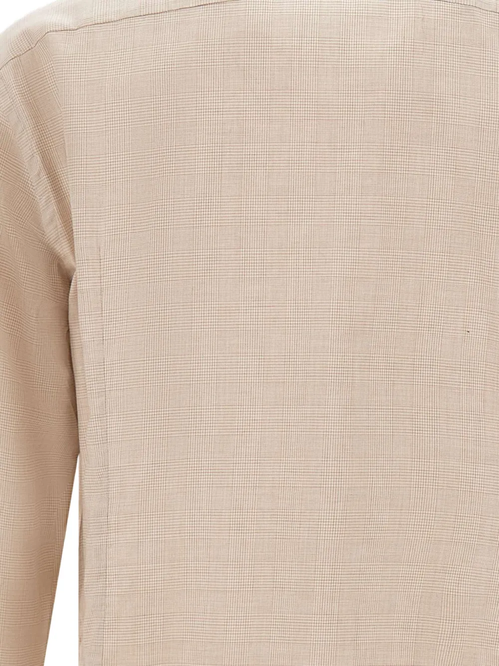 Hugo Boss Button-down Micro-check Shirt In Neutral