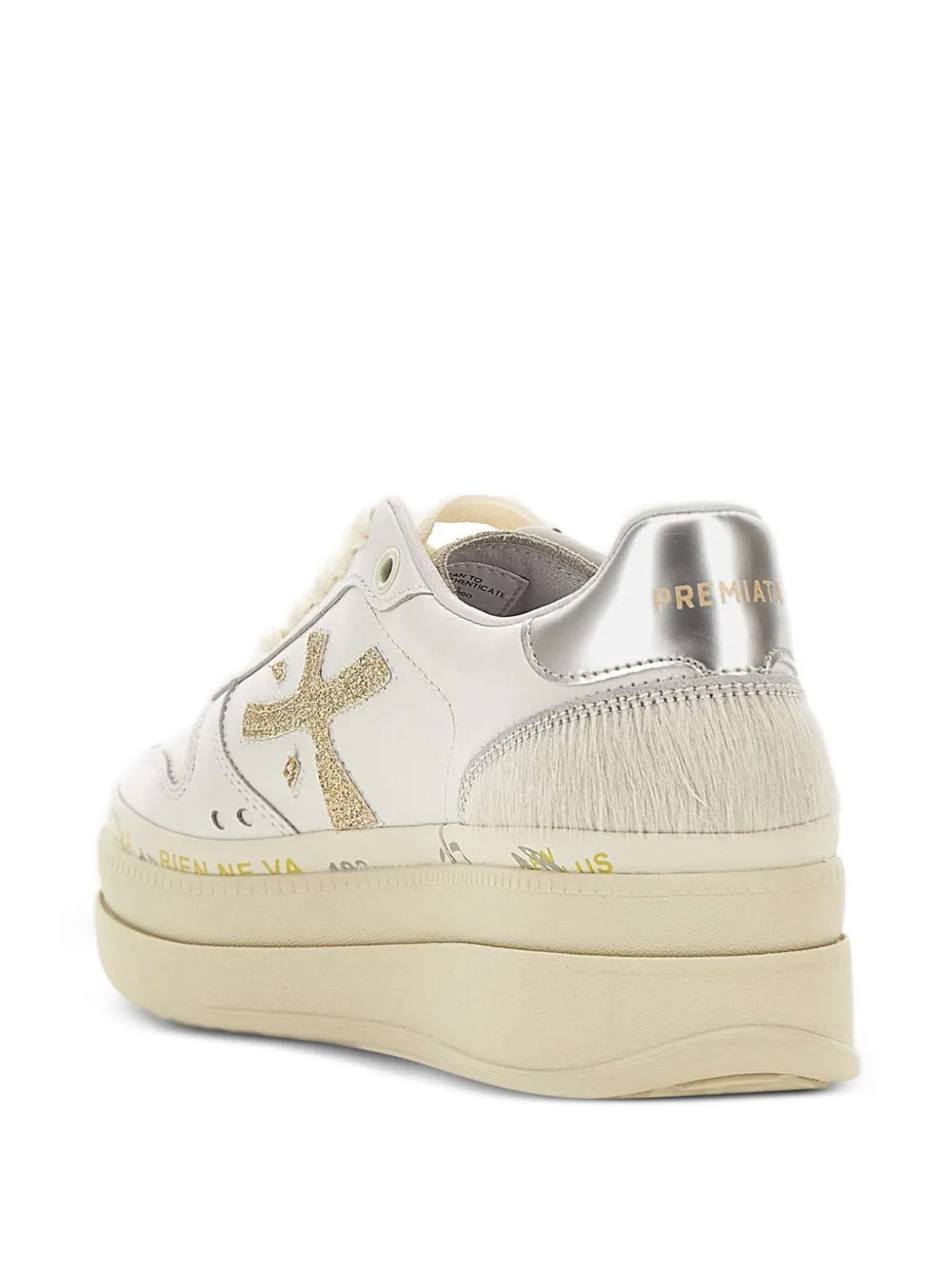 Premiata 45mm Platform Sneakers In Neutral