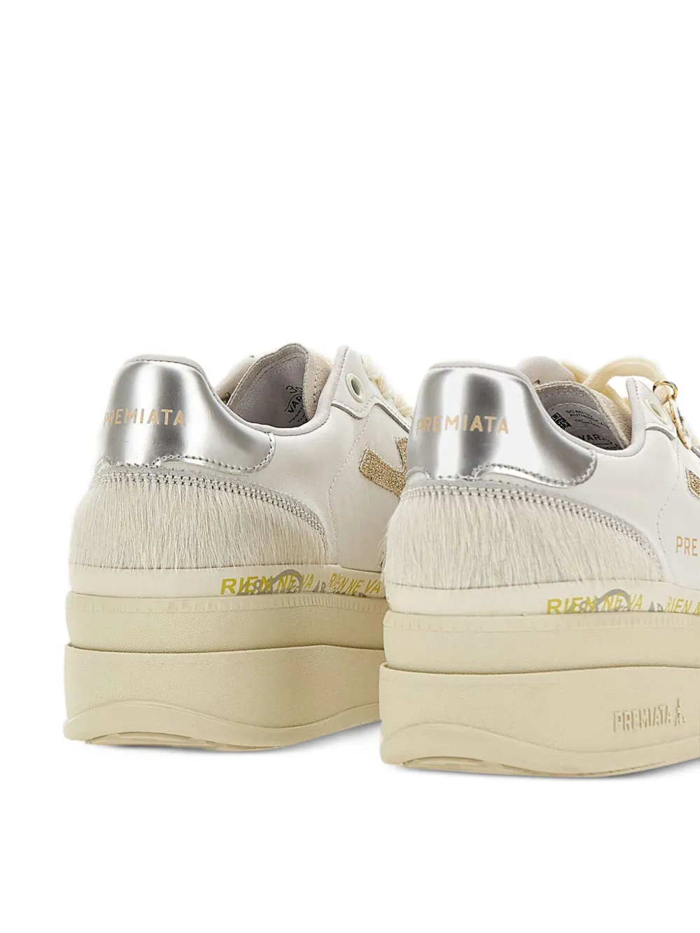 Premiata 45mm Platform Sneakers In Neutral