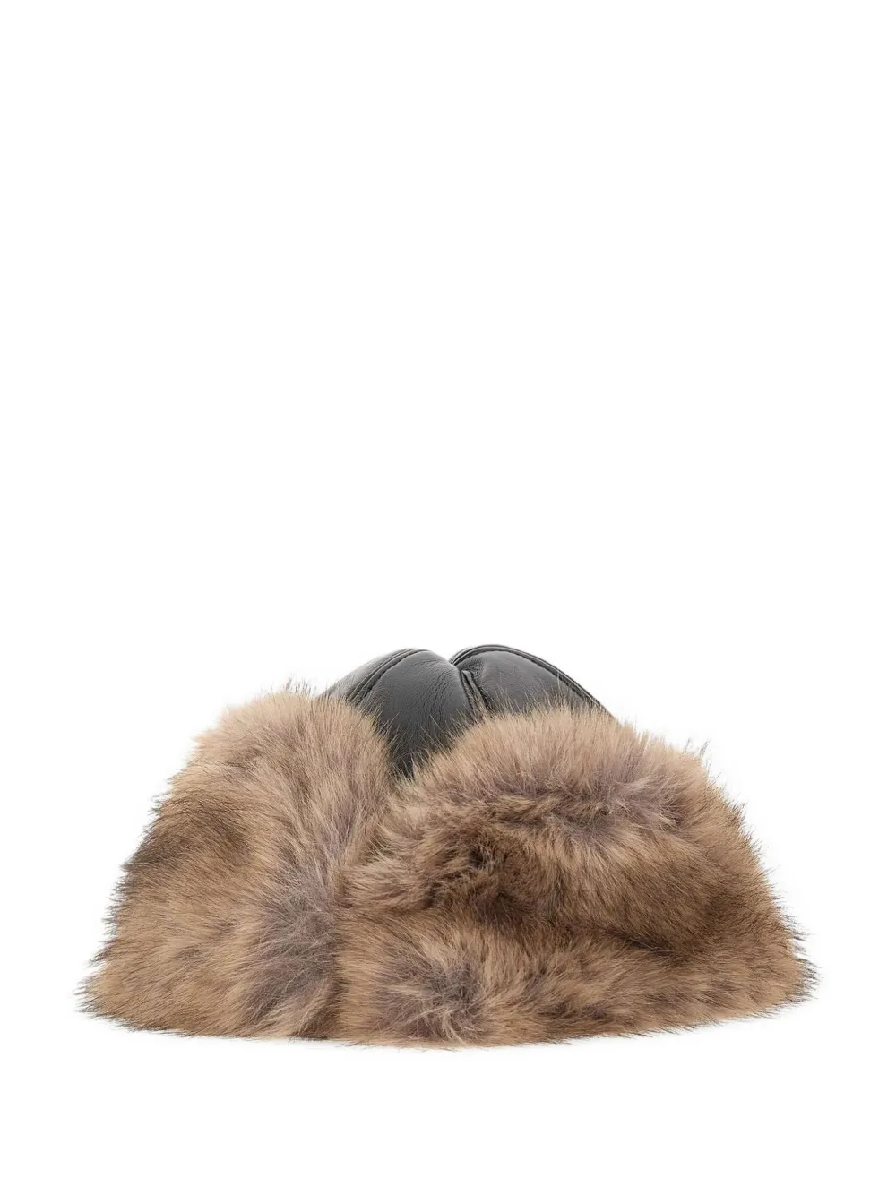 STAND STUDIO faux-fur hat - Nero
