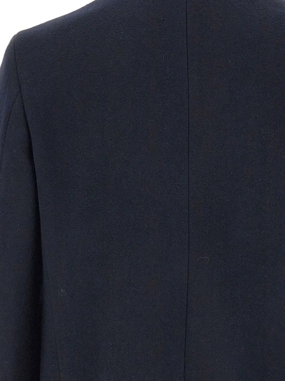 Manuel Ritz Notched Lapel Three-button Coat In Blue