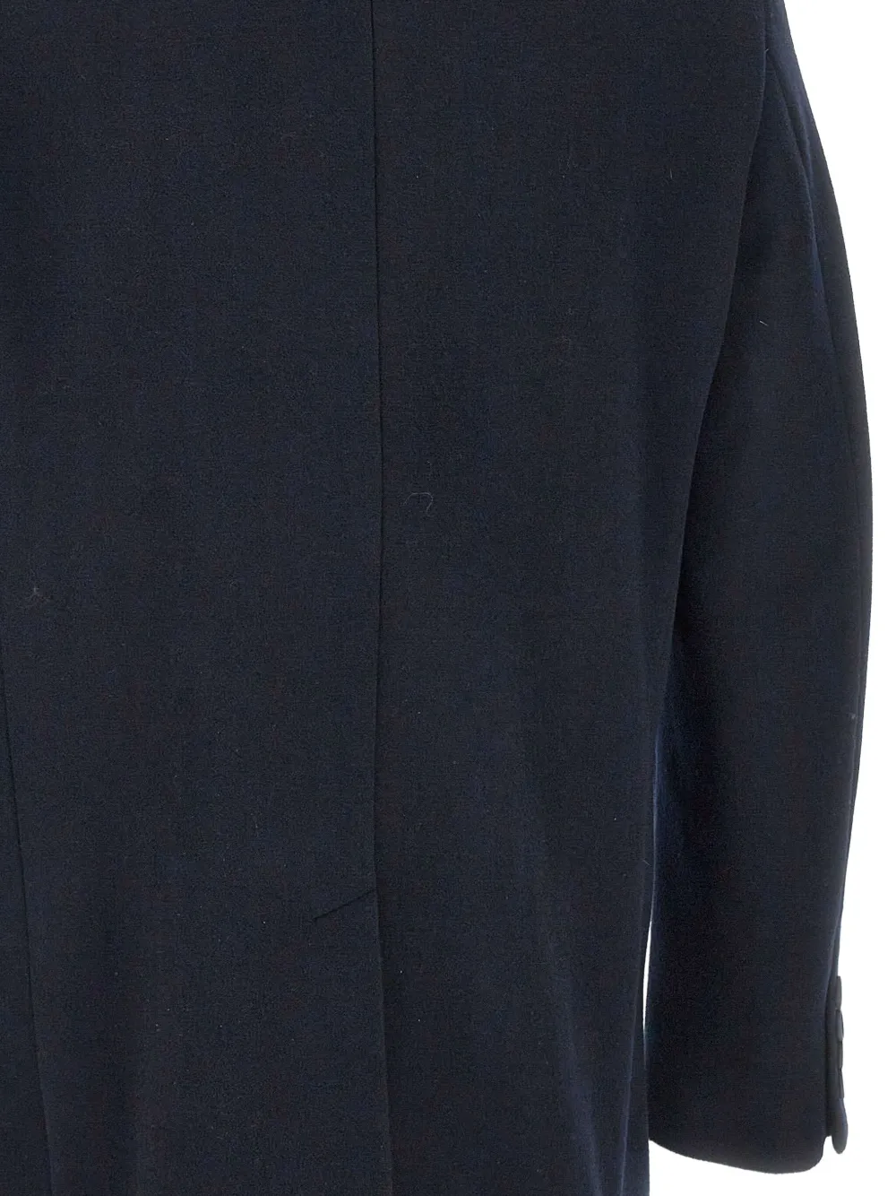 Manuel Ritz Notched Lapel Three-button Coat In Blue
