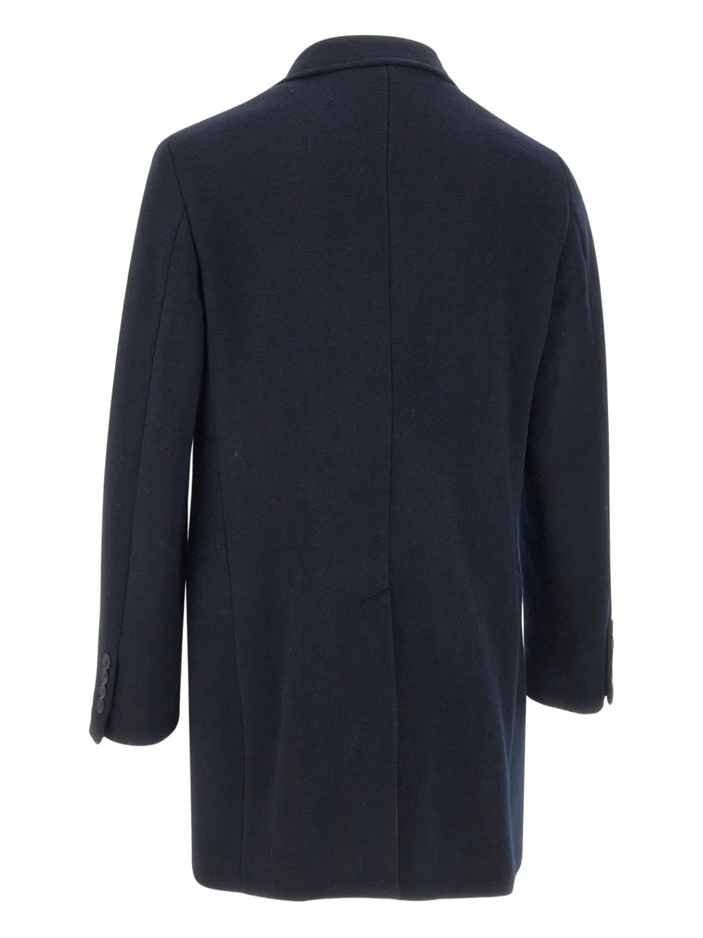 Manuel Ritz Notched Lapel Three-button Coat In Blue