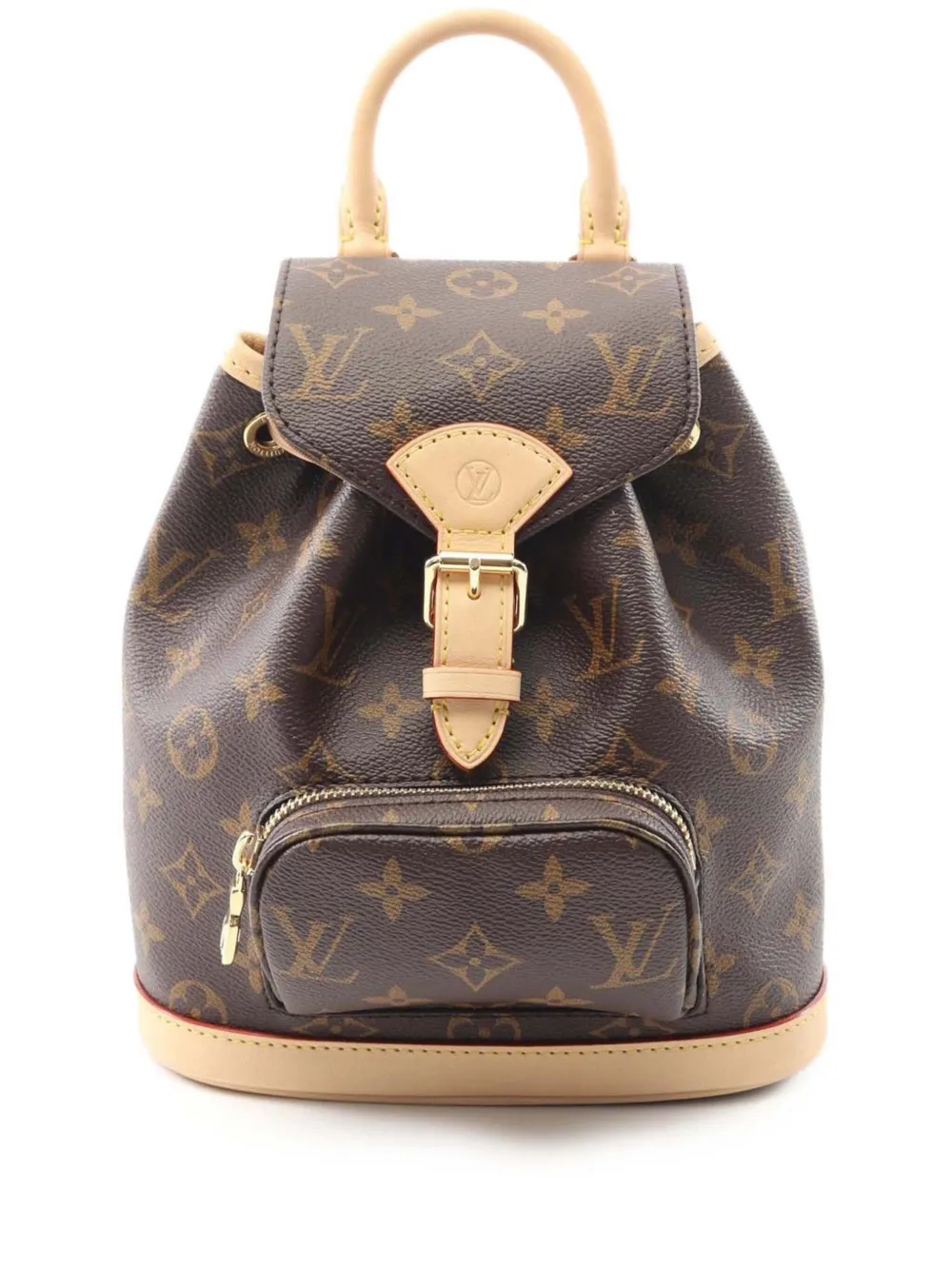 Louis Vuitton Pre-Owned 2021-2025 Monogram Mini Montsouris backpack | Brown | Image 1