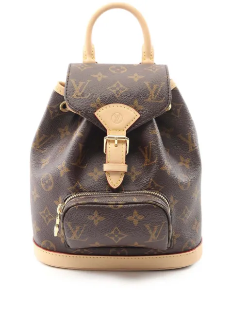 Louis Vuitton Pre-Owned 2021-2025 Monogram Mini Montsouris backpack