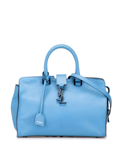 Saint Laurent Pre-Owned 2015 Small Leather Monogram Cabas satchel