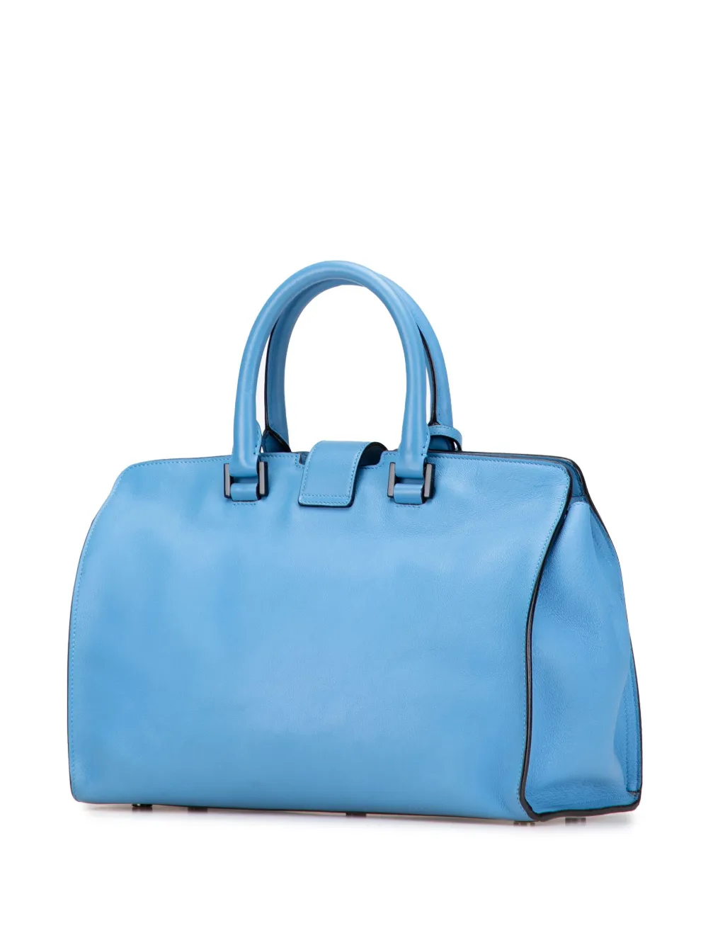 2015 Small Leather Monogram Cabas Satchel