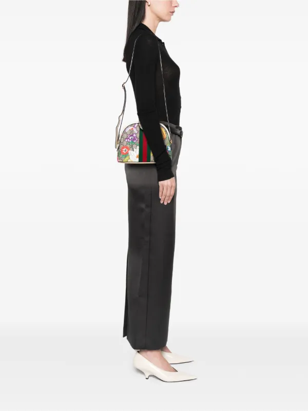 Gucci Pre-Owned 2016-2025 スモール GGスプリーム フローラ オフィ 