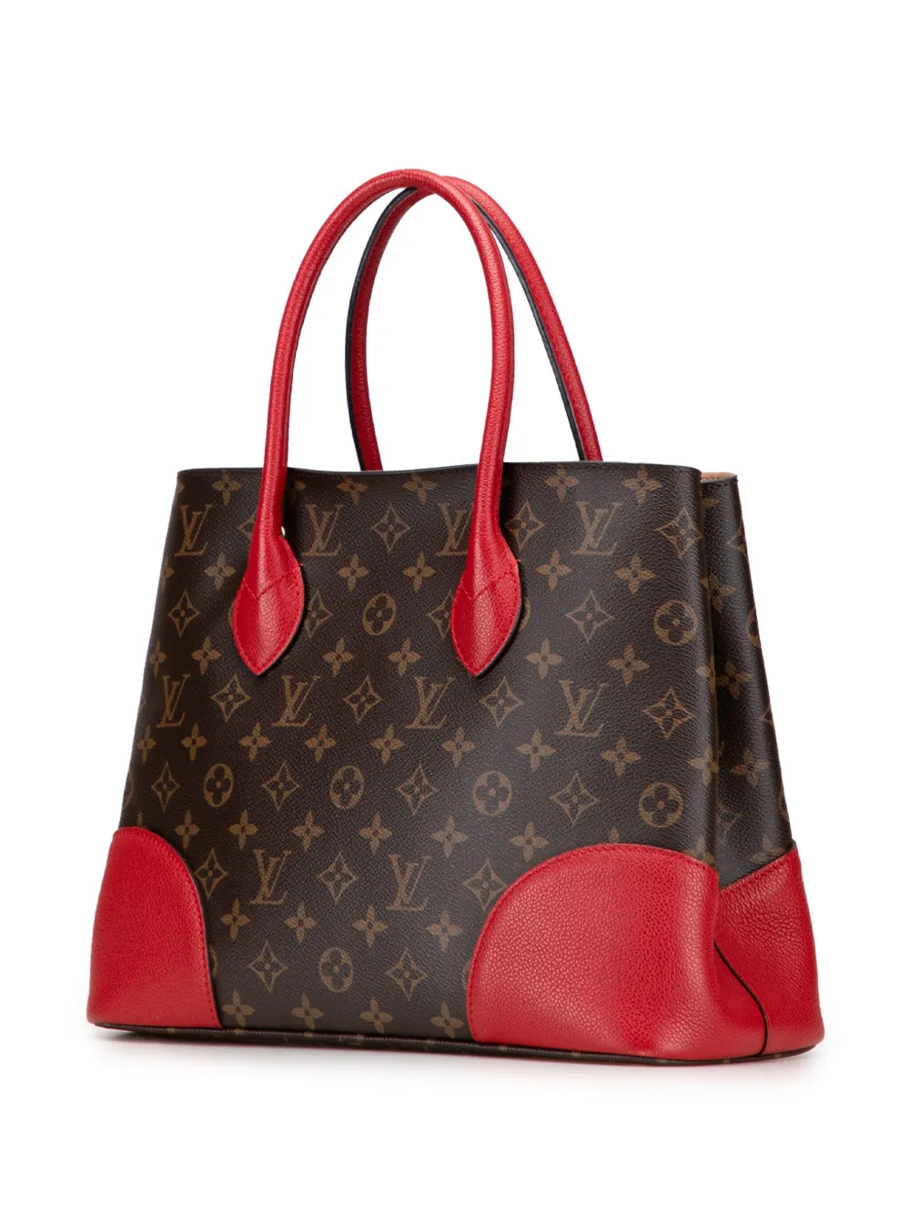Pre-owned Louis Vuitton 2016 Monogram Flandrin Satchel In Brown